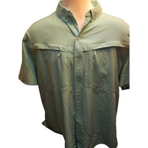 Silver Bait Button-Up Fishing Shirt Men's size XXL